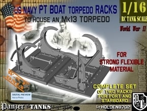 1-16 PT Torpedo Rack TypC WSF in White Natural Versatile Plastic