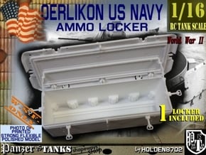 1-16 Oerlikon US Navy Ammo Locker in White Natural Versatile Plastic