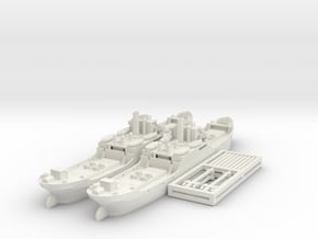 EFC 1020 'Laker' WW1 Freighter 1/600 & 1/700 in White Natural Versatile Plastic: 1:700