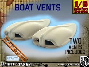1-6 Boat Vent 2 For FUD in Tan Fine Detail Plastic