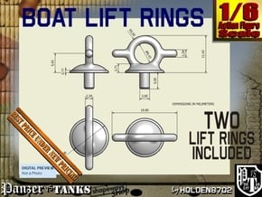 1-6 Lift Ring For Boat in White Processed Versatile Plastic