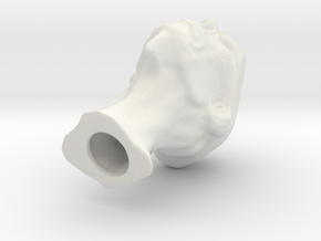 Arex head 1:6 scale - no chest version in White Natural Versatile Plastic