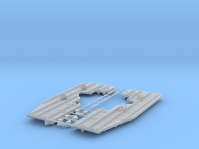 EC-135 Snow Skids  1/32 in Tan Fine Detail Plastic