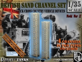1-35 British Sand Channel Set in Tan Fine Detail Plastic