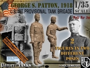 1-35 George S Patton 1918 in Smooth Fine Detail Plastic