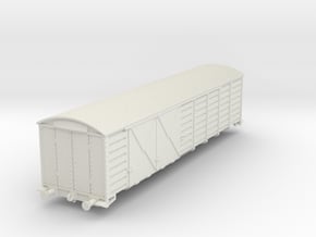 Box Car "Q" Class  2nd Series in White Natural Versatile Plastic
