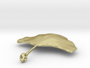 Ginkgo Leaf Necklace in 18K Gold Plated