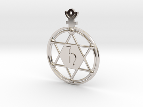 The Saturnus (precious metal earring/pendant) in Platinum