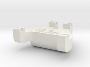 HO Track Gauge - Code 55 in White Natural Versatile Plastic