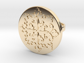 L.A. Ring-Sigrid in 14k Gold Plated Brass: Medium