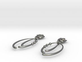 The Artists Wife Earrings in Polished Silver (Interlocking Parts)