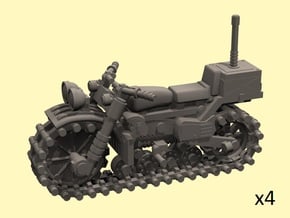 28mm Vezdekhod tracked vehicle (4 pieces) in Tan Fine Detail Plastic