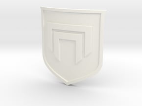 Destiny 2 Emblem - 2mm thick in White Processed Versatile Plastic