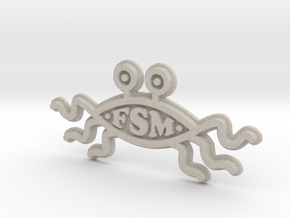 FSM - Logo - 75mm in Natural Sandstone