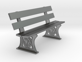 GWR Bench later style 4mm in Natural Silver