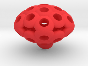 Burbujas Elastic Band in Red Processed Versatile Plastic