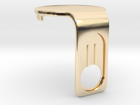 Canary 1 Privacy Cover Main Body in 14K Yellow Gold