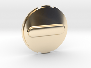 Canary 1 Privacy Cover Lens Cap in 14K Yellow Gold