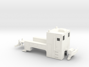 MOW Truck 1-87 HO Scale (Stationary) in White Processed Versatile Plastic