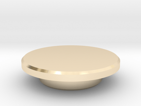 Fidget Spinner Caps in 14k Gold Plated Brass