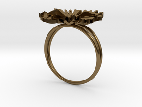 Daisy ring  in Polished Bronze: 5.5 / 50.25
