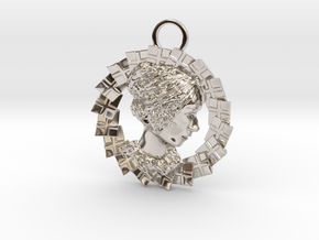 Lady Sigrid in Rhodium Plated Brass