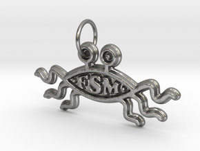 FSM Keyring in Natural Silver