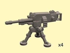 28mm heavy machinegun + tripod (4) in Tan Fine Detail Plastic