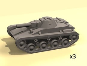 1/160 T-60 tanks (low) in Tan Fine Detail Plastic