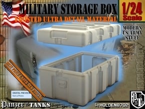 1-24 Military Storage Box For FUD in Tan Fine Detail Plastic