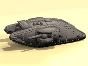 1/160 Mk.II Male tank in Smooth Fine Detail Plastic