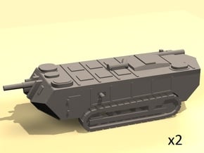 1/160 WW1 Saint-Chamond tanks x2 in Tan Fine Detail Plastic