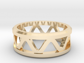 Corrugated Ring  in 14K Yellow Gold: 5 / 49