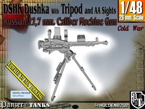 1/48 DSHK Dushka W-Tripod AA Sights V001  in Tan Fine Detail Plastic