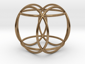 Hexasphere 1.8" (no bale) in Natural Brass
