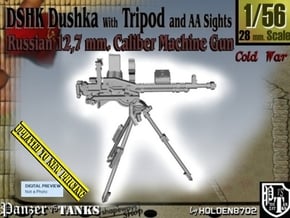 1/56 DSHK Dushka W-Tripod AA Sights V001  in Tan Fine Detail Plastic