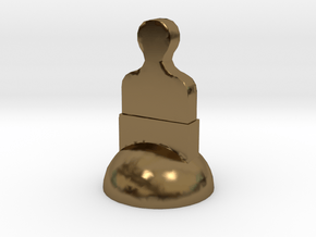 Star Trek Pawn in Polished Bronze