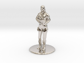 SG Female Standing 35 mm new in Rhodium Plated Brass