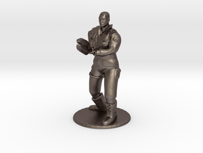 Jaffa Soldier 35 mm new in Polished Bronzed Silver Steel