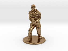 SG Male Soldier Creeping 35 mm new in Natural Brass