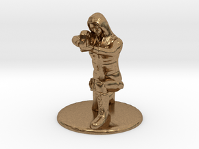 SG Female Soldier Crouched 35 mm new in Natural Brass