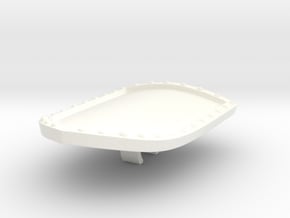 Castle Grayskull Entrance Shield (MOTUC) in White Processed Versatile Plastic
