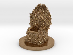 Game of Thrones Risk Piece Single - Iron Throne in Natural Brass