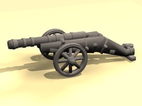 Spanish Cannon - downloadable in Tan Fine Detail Plastic