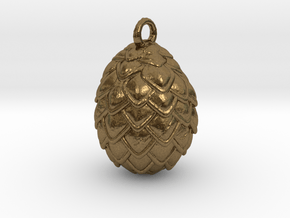Dragon Egg Pendant in Natural Bronze