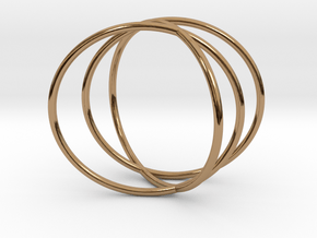 The Sixth Sense Ring in Polished Brass