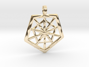 PROTECTION GRID in 14K Yellow Gold