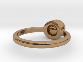Ring Sphere in Polished Brass: 7 / 54