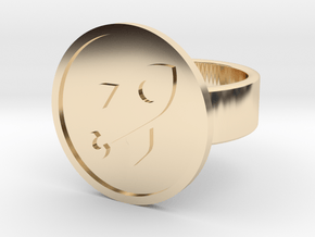 Rocket Ring in 14k Gold Plated Brass: 8 / 56.75