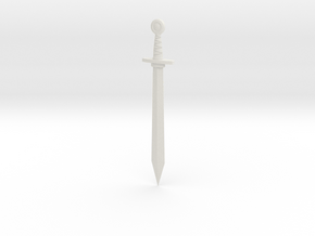 "BotW" Sword in White Natural Versatile Plastic: 1:12